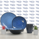 طقم عشاء بورسلين حراري 16 قطعة