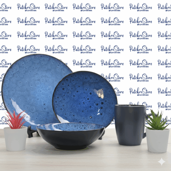 طقم عشاء بورسلين حراري 16 قطعة